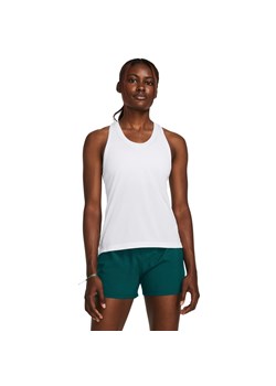 Damski top do biegania Under Armour UA Streaker Singlet - biały ze sklepu Sportstylestory.com w kategorii Bluzki damskie - zdjęcie 175437207