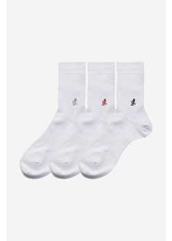 Gramicci skarpetki 3-pack Basic Crew Socks męskie kolor biały SX.M04-White ze sklepu ANSWEAR.com w kategorii Skarpetki męskie - zdjęcie 175440455