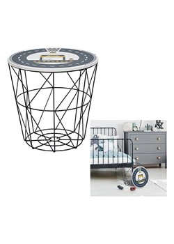 The Home Deco Kids Stolik w kolorze czarno-granatowym - 30 x 30 x 30 cm ze sklepu Limango Polska w kategorii Meble dziecięce - zdjęcie 175442185