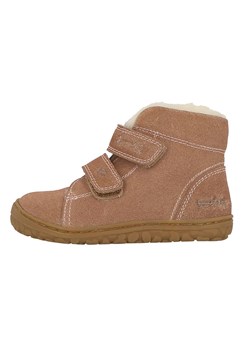 Lurchi Skórzane buty &quot;Nik&quot; w kolorze jasnoróżowym do chodzenia na boso ze sklepu Limango Polska w kategorii Buty zimowe dziecięce - zdjęcie 175443337