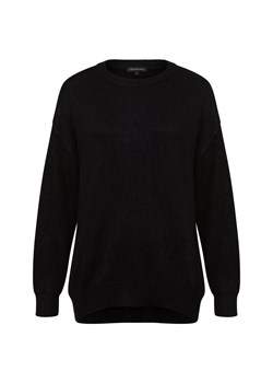 Armani Exchange Sweter damski z dzianiny Kobiety czarny jednolity ze sklepu vangraaf w kategorii Swetry damskie - zdjęcie 175452426