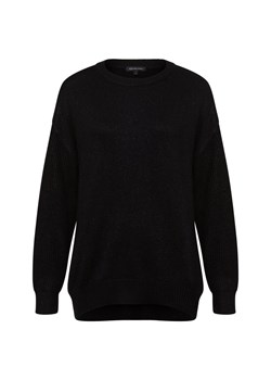 Armani Exchange Sweter damski z dzianiny Kobiety czarny jednolity - id: 708374-0001-09960 - marki Armani Exchange - 175452426 Armani Exchange Sweter damski z dzianiny Kobiety czarny jednolity ze sklepu vangraaf w kategorii Swetry damskie - zdjęcie 175452426