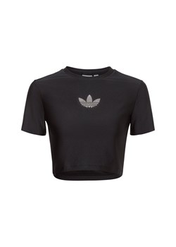 adidas Originals Koszulka damska Kobiety czarny jednolity ze sklepu vangraaf w kategorii Bluzki damskie - zdjęcie 175452429