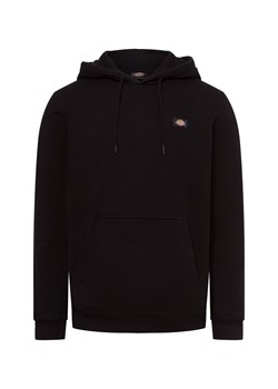 Dickies Bluza męska z kapturem - Oakport Hoodie Mężczyźni Bawełna czarny jednolity ze sklepu vangraaf w kategorii Bluzy męskie - zdjęcie 175452445