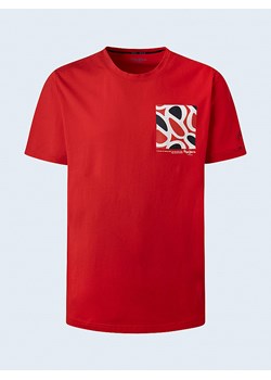 Pepe Jeans Koszulka w kolorze czerwonym ze sklepu Limango Polska w kategorii T-shirty męskie - zdjęcie 175458616