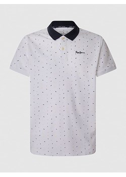 Pepe Jeans Koszulka polo w kolorze białym ze sklepu Limango Polska w kategorii T-shirty męskie - zdjęcie 175458618