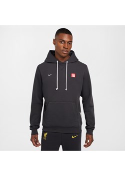 Męska bluza piłkarska z kapturem Nike Dri-FIT Liverpool F.C. Standard Issue (wersja trzecia) - Szary ze sklepu Nike poland w kategorii Bluzy męskie - zdjęcie 175459397