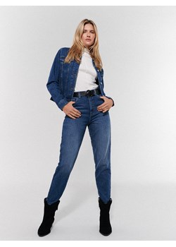 Mohito - Jeansy mom fit - niebieski ze sklepu Mohito w kategorii Jeansy damskie - zdjęcie 175462468