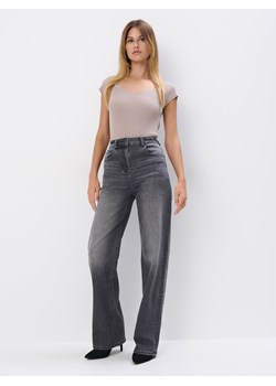 Mohito - Jeansy wide leg - szary ze sklepu Mohito w kategorii Jeansy damskie - zdjęcie 175466639