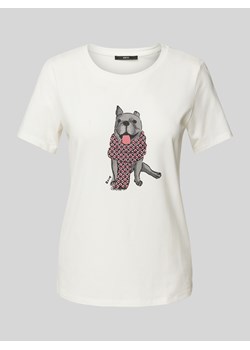 T-shirt z nadrukowanym motywem ze sklepu Peek&Cloppenburg  w kategorii Bluzki damskie - zdjęcie 175470838