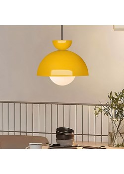 ABERTO DESIGN Lampa wisząca w kolorze żółtym - wys. 15 x Ø 25 cm ze sklepu Limango Polska w kategorii Oświetlenie - zdjęcie 175471477