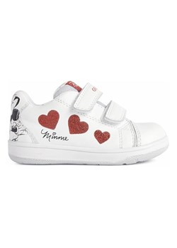 Geox Skórzane sneakersy &quot;New Flick&quot; w kolorze białym ze sklepu Limango Polska w kategorii Buty sportowe dziecięce - zdjęcie 175471989