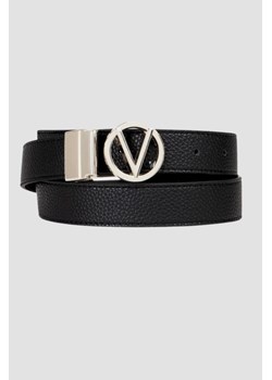 VALENTINO Czarny pasek Roof Plaque Buckle Belt, Rozmiar XS ze sklepu outfit.pl w kategorii Paski damskie - zdjęcie 175472679