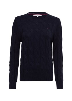 Tommy Hilfiger Sweter damski Kobiety Wełna granatowy wzorzysty ze sklepu vangraaf w kategorii Swetry damskie - zdjęcie 175475947