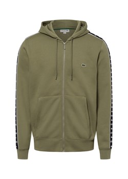 Lacoste Bluza męska Mężczyźni Bawełna khaki wzorzysty ze sklepu vangraaf w kategorii Bluzy męskie - zdjęcie 175475996