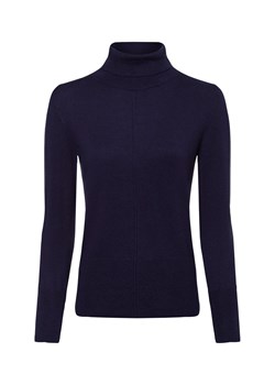 comma casual identity Damska koszulka z długim rękawem Kobiety Sztuczne włókno granatowy jednolity ze sklepu vangraaf w kategorii Bluzki damskie - zdjęcie 175476086