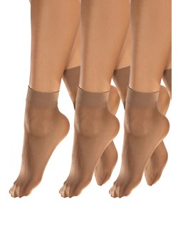 Skarpetki Vivisence 8300 3-pack Classic 20 DEN beige ze sklepu kontri.pl w kategorii Skarpetki damskie - zdjęcie 175478017