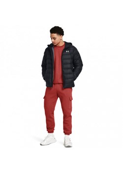 Męska kurtka z puchem naturalnym Under Armour Legend Down Hooded Jacket - czarna ze sklepu Sportstylestory.com w kategorii Kurtki męskie - zdjęcie 175480388