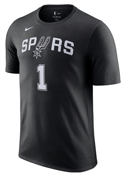 Męski T-shirt Nike NBA San Antonio Spurs - Czerń ze sklepu Nike poland w kategorii T-shirty męskie - zdjęcie 175481467