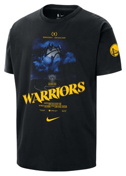 T-shirt męski Nike NBA Golden State Warriors Courtside - Czerń ze sklepu Nike poland w kategorii T-shirty męskie - zdjęcie 175481588