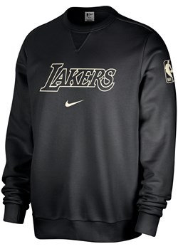 Męska bluza dresowa z półokrągłym dekoltem Nike Dri-FIT NBA Los Angeles Lakers Standard Issue - Czerń ze sklepu Nike poland w kategorii Bluzy męskie - zdjęcie 175481606