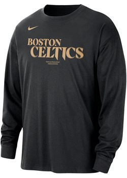 Męski T-shirt z długim rękawem Nike NBA Boston Celtics Courtside - Czerń ze sklepu Nike poland w kategorii T-shirty męskie - zdjęcie 175481758