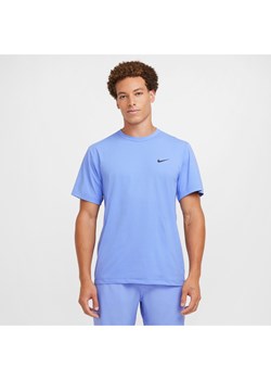 Męska uniwersalna koszulka z krótkim rękawem Dri-FIT UV Nike Hyverse - Niebieski ze sklepu Nike poland w kategorii T-shirty męskie - zdjęcie 175481789