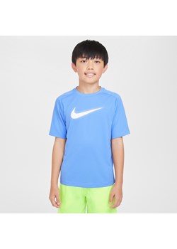 Koszulka treningowa z nadrukiem dla dużych dzieci (chłopców) Nike Dri-FIT Multi - Niebieski ze sklepu Nike poland w kategorii T-shirty chłopięce - zdjęcie 175481917