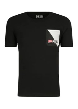 Diesel T-shirt | Regular Fit ze sklepu Gomez Fashion Store w kategorii Bluzki dziewczęce - zdjęcie 175484708