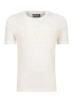 Diesel T-shirt | Regular Fit ze sklepu Gomez Fashion Store w kategorii Bluzki dziewczęce - zdjęcie 175484746