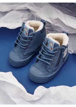 Sinsay - Sneakersy ocieplane za kostkę - niebieski ze sklepu Sinsay w kategorii Buty sportowe dziecięce - zdjęcie 175486919