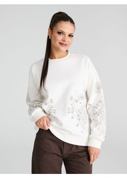 Sinsay - Bluza w kwiaty - kremowy ze sklepu Sinsay w kategorii Bluzy damskie - zdjęcie 175486958