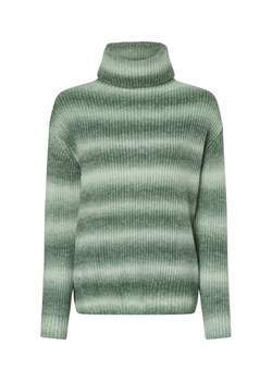 Ragwear Damski sweter z dzianiny - Safina Kobiety szmaragdowy marmurkowy ze sklepu vangraaf w kategorii Swetry damskie - zdjęcie 175496967