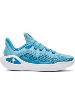 Buty do koszykówki uniseks Under Armour Curry 11 Mouthguard - niebieskie ze sklepu Sportstylestory.com w kategorii Buty sportowe męskie - zdjęcie 175499686