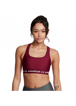 Biustonosz treningowy Under Armour Crossback Mid Bra - czerwony ze sklepu Sportstylestory.com w kategorii Biustonosze - zdjęcie 175499848