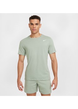 Męski T-shirt do fitnessu Nike Dri-FIT - Zieleń ze sklepu Nike poland w kategorii T-shirty męskie - zdjęcie 175500398