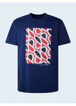 Pepe Jeans Koszulka w kolorze granatowym ze sklepu Limango Polska w kategorii T-shirty męskie - zdjęcie 175502079