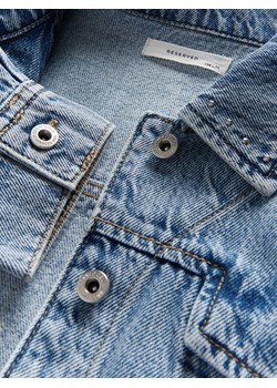 Reserved - Jeansowa kurtka - niebieski ze sklepu Reserved w kategorii Kurtki dziewczęce - zdjęcie 175503729