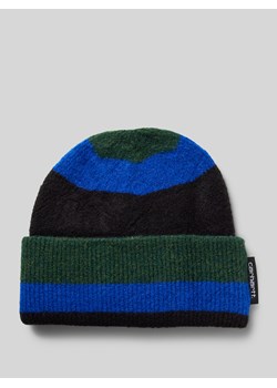 Czapka beanie z detalem z logo model ‘SUNDLING’ ze sklepu Peek&Cloppenburg  w kategorii Czapki zimowe męskie - zdjęcie 175507625