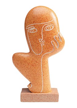Kare Dekoracja &quot;Thought&quot; w kolorze jasnobrązowym - 15,5 x 27 x 6 cm ze sklepu Limango Polska w kategorii Dekoracje - zdjęcie 175510509