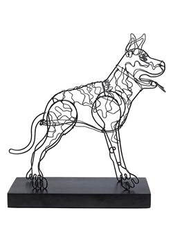 Kare Figurka dekoracyjna w kolorze czarnym - 30,5 x 35,5 x 13 cm ze sklepu Limango Polska w kategorii Dekoracje - zdjęcie 175510515