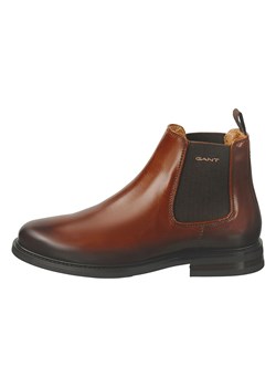 GANT Footwear Skórzane sztyblety &quot;St Fairkon&quot; w kolorze czarno-brązowym ze sklepu Limango Polska w kategorii Buty zimowe męskie - zdjęcie 175510865