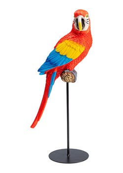 Kare Figurka dekoracyjna &quot;Parrot Macaw&quot; w kolorze czerwonym ze wzorem - wys. 35,5 cm ze sklepu Limango Polska w kategorii Dekoracje - zdjęcie 175511018