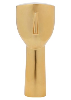 Kare Figurka dekoracyjna &quot;Golden Face&quot; w kolorze złotym - wys. 36 cm ze sklepu Limango Polska w kategorii Dekoracje - zdjęcie 175511176