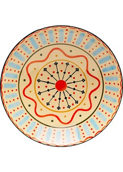 Kare Miska dekoracyjna &quot;Los Cabos&quot; ze wzorem - wys. 8 x Ø 33 cm ze sklepu Limango Polska w kategorii Misy i tace dekoracyjne - zdjęcie 175511517