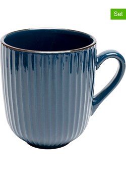 Kare Kubki (6 szt.) "Muse" w kolorze niebieskim - wys. 12,2 x Ø 10,5 cm ze sklepu Limango Polska w kategorii Kubki - zdjęcie 175511628