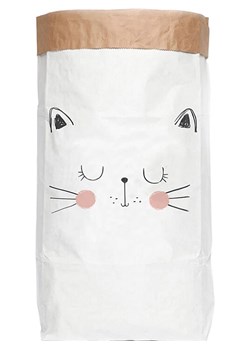 Folkifreckles Torba &quot;Cat&quot; w kolorze biało-czarnym - 60 x 90 x 13 cm ze sklepu Limango Polska w kategorii Kosze i pudełka na zabawki - zdjęcie 175512779
