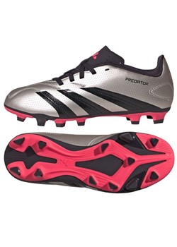 Buty piłkarskie adidas Predator Club FxG IF6423 srebrny ze sklepu ButyModne.pl w kategorii Buty sportowe dziecięce - zdjęcie 175521455