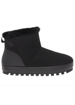 Buty Calvin Klein Home Anke Slipper WL YW0YW01592-0GJ - czarne ze sklepu streetstyle24.pl w kategorii Śniegowce damskie - zdjęcie 175522059