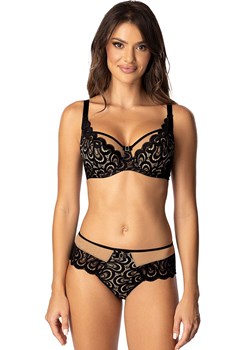 Stringi damskie czarne Saraja, Kolor czarny, Rozmiar S, Róża - id: 190890 - marki Intymna - 175522168 Stringi damskie czarne Saraja, Kolor czarny, Rozmiar S, Róża ze sklepu Intymna w kategorii Majtki damskie - zdjęcie 175522168